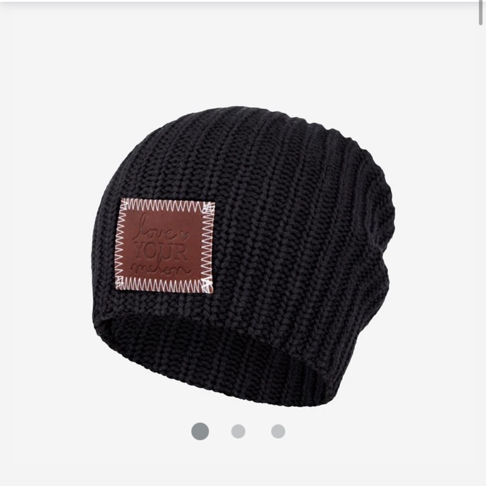 Love Your Melon Black Beanie